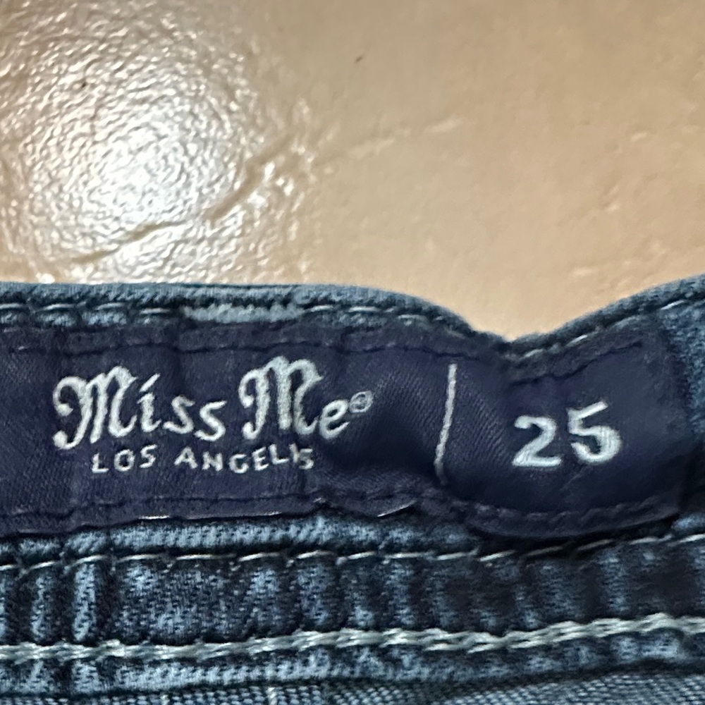 Miss Me Dark Blue Embellished Jeans - Picture 5 of 6